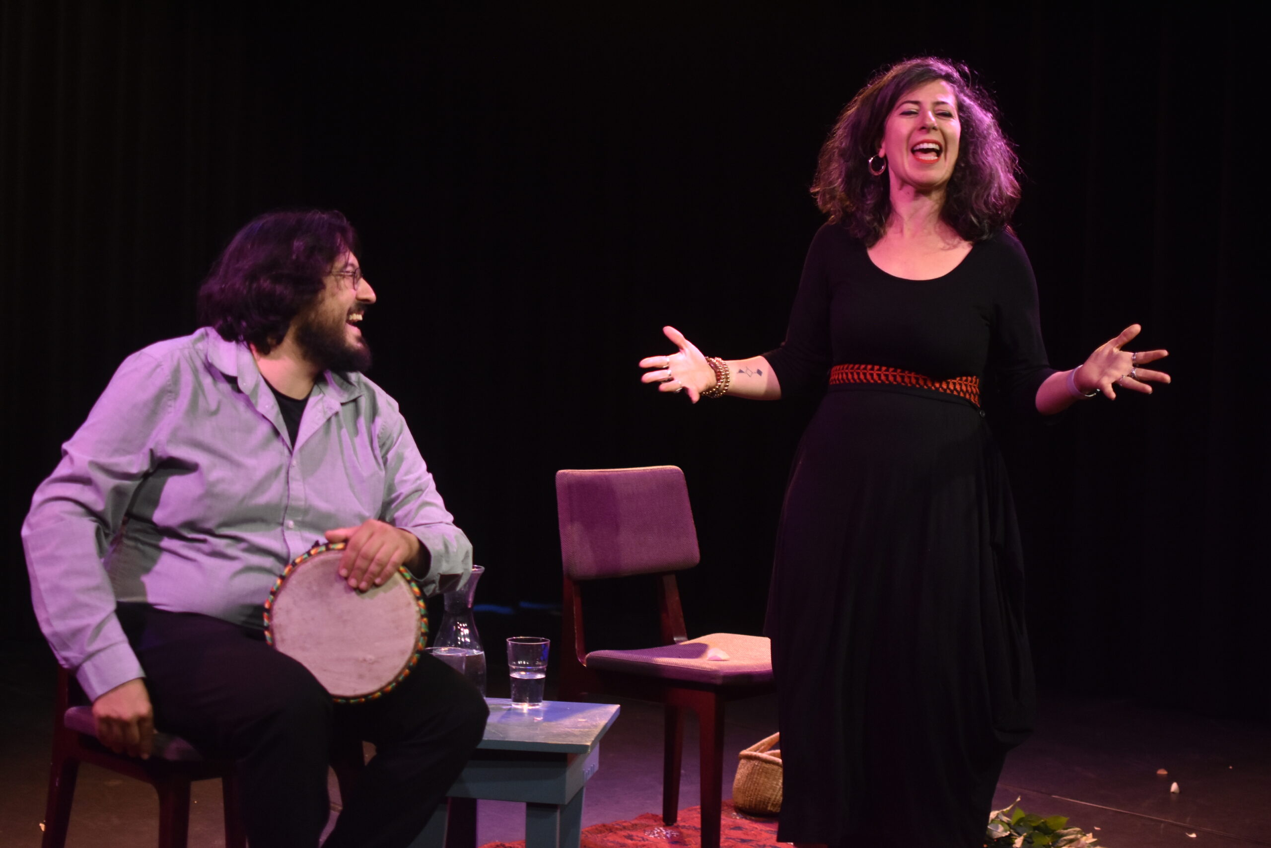 a trail of pomegranate seeds | Sahand Sahebdivani & Rasha Hilwi