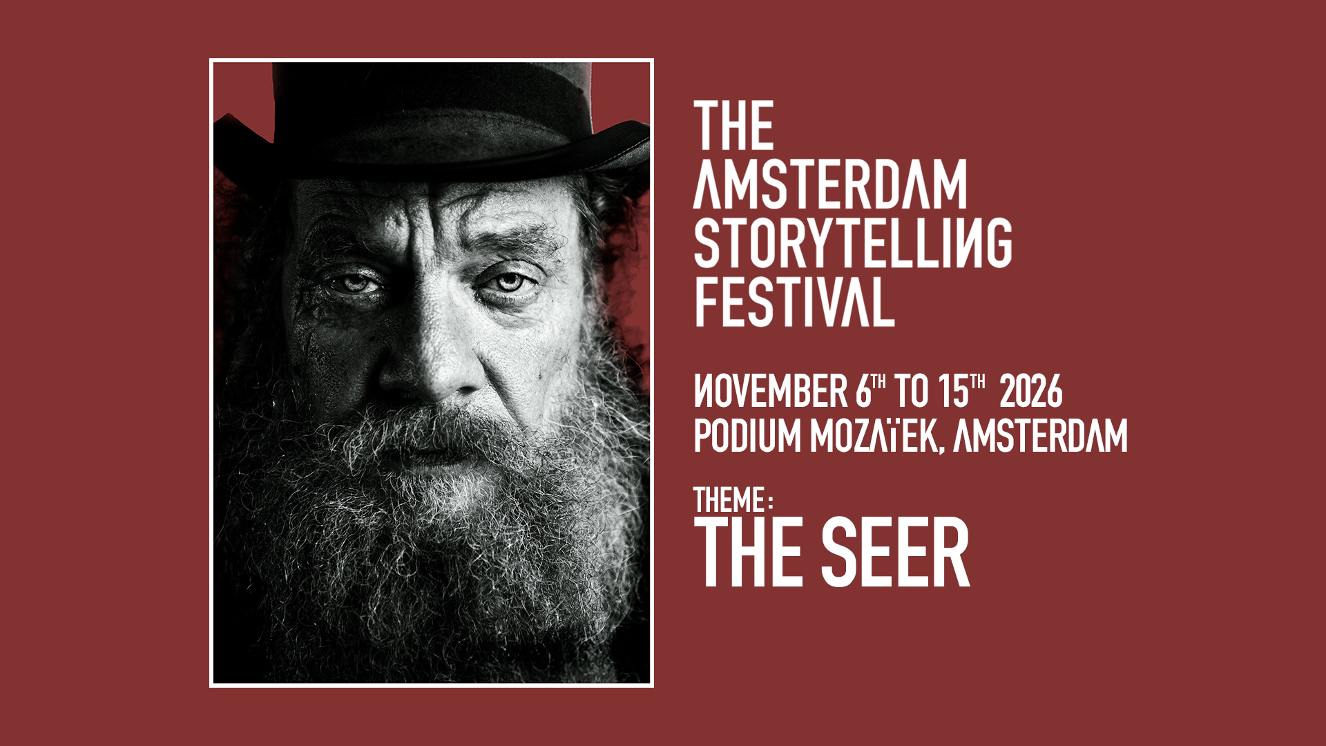 The Amsterdam Storytelling Festival: THE SEER